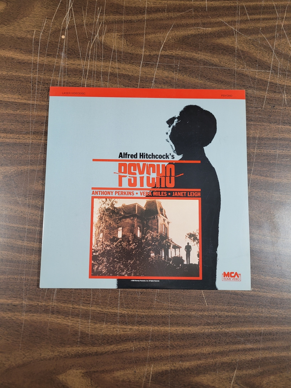 Alfred Hitchcock's Psycho Vintage Laser Disc Movie